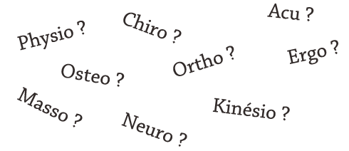 masso ostheo physio neuro ortho acu kinésio réflexo